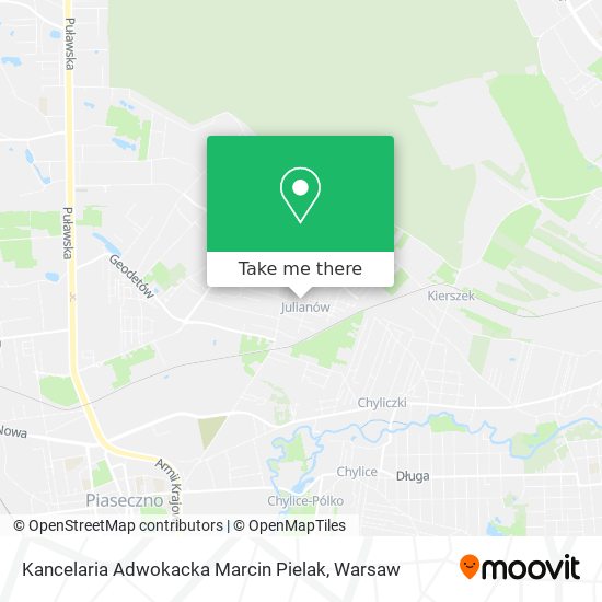 Kancelaria Adwokacka Marcin Pielak map