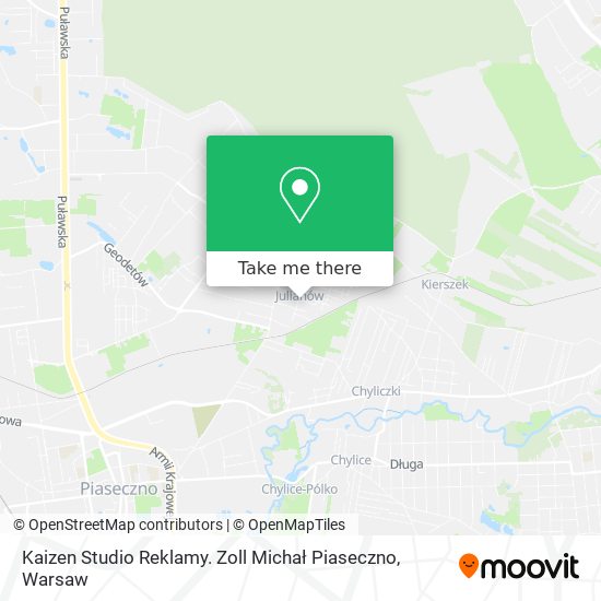 Kaizen Studio Reklamy. Zoll Michał Piaseczno map