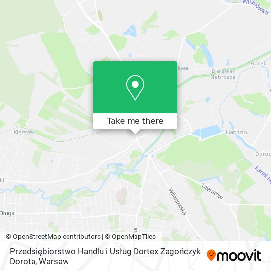 Przedsiębiorstwo Handlu i Usług Dortex Zagończyk Dorota map