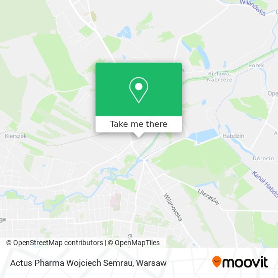 Actus Pharma Wojciech Semrau map