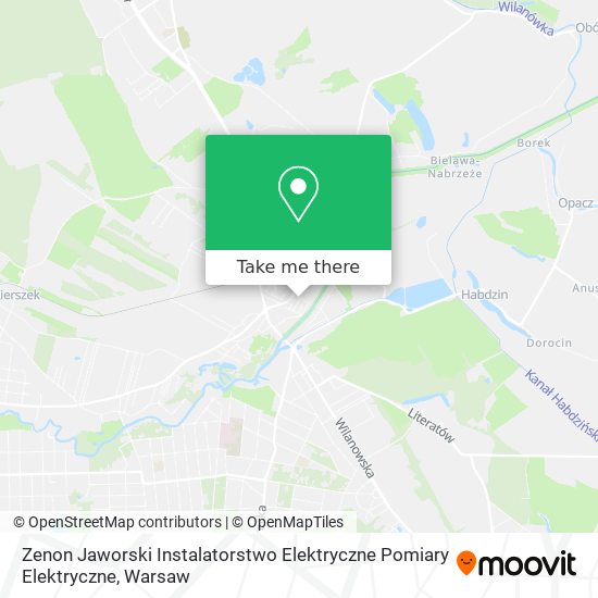 Zenon Jaworski Instalatorstwo Elektryczne Pomiary Elektryczne map