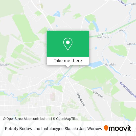 Roboty Budowlano Instalacyjne Skalski Jan map