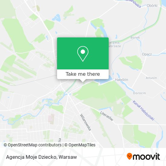 Agencja Moje Dziecko map