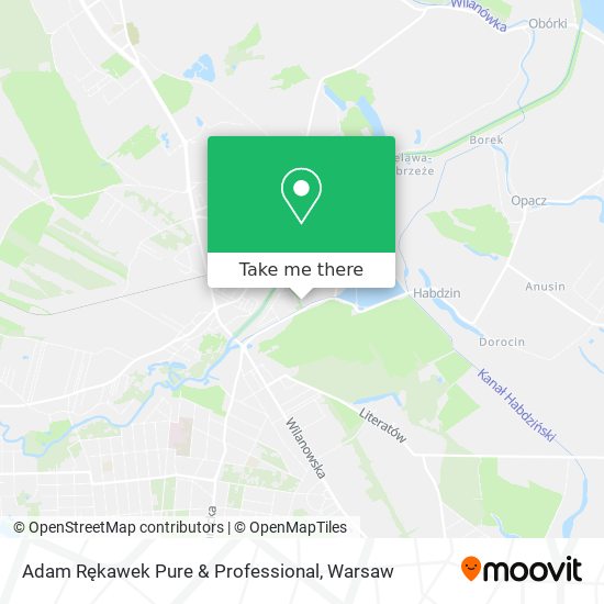 Adam Rękawek Pure & Professional map