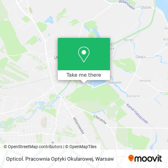 Карта Opticol. Pracownia Optyki Okularowej