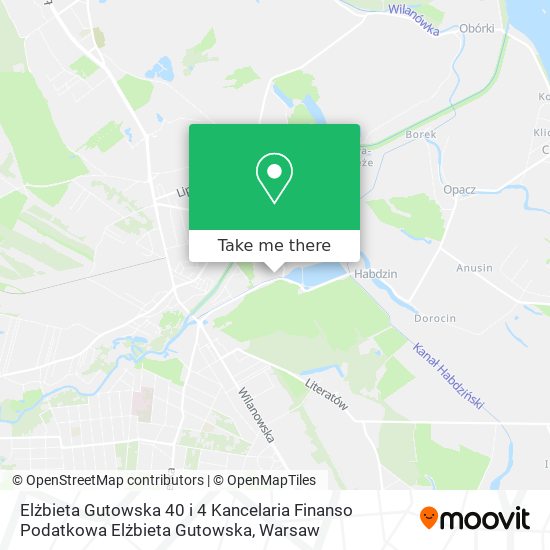 Elżbieta Gutowska 40 i 4 Kancelaria Finanso Podatkowa Elżbieta Gutowska map