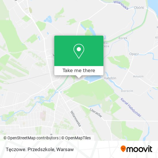 Tęczowe. Przedszkole map