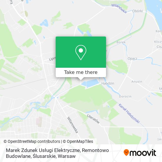 Marek Zdunek Usługi Elektryczne, Remontowo Budowlane, Ślusarskie map