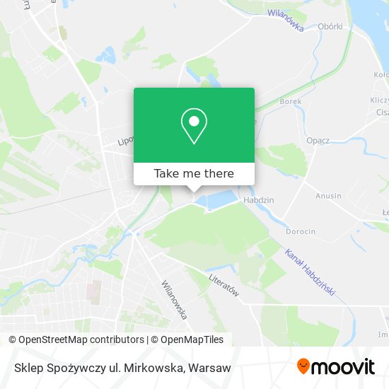 Sklep Spożywczy ul. Mirkowska map