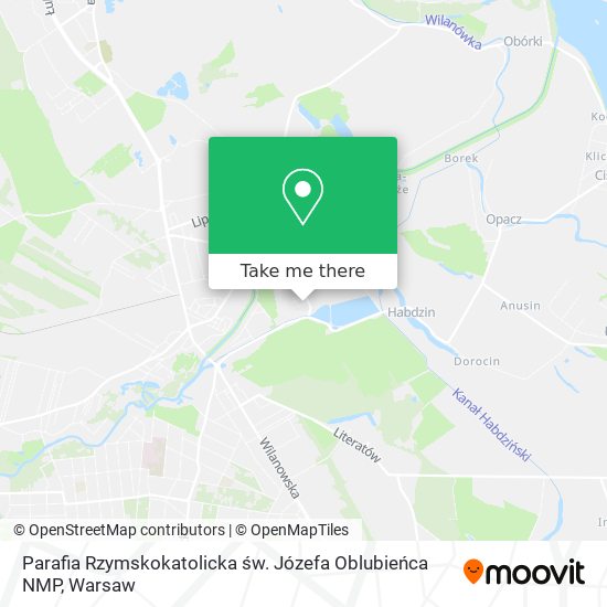 Parafia Rzymskokatolicka św. Józefa Oblubieńca NMP map