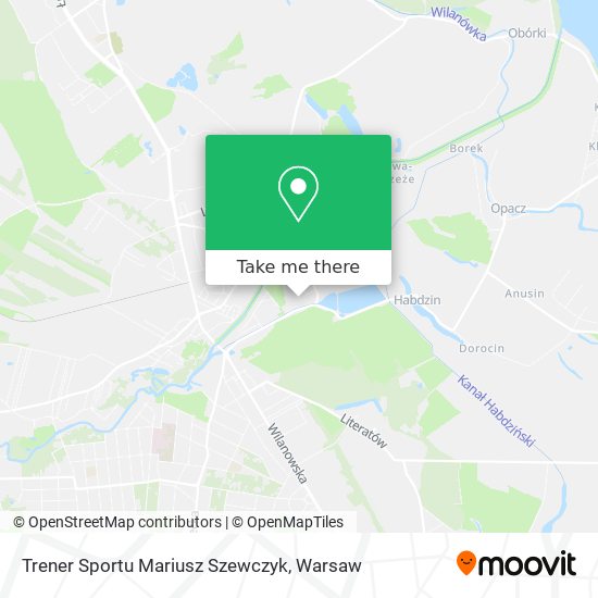 Trener Sportu Mariusz Szewczyk map