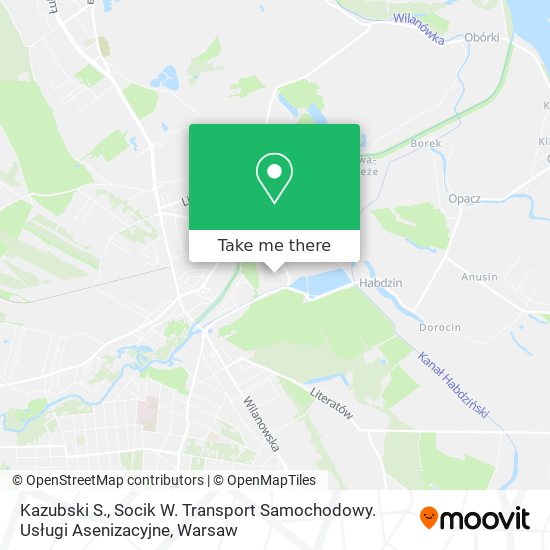 Kazubski S., Socik W. Transport Samochodowy. Usługi Asenizacyjne map