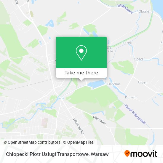 Chłopecki Piotr Usługi Transportowe map