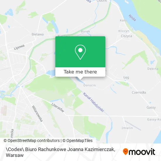 Карта \Codex\ Biuro Rachunkowe Joanna Kazimierczak