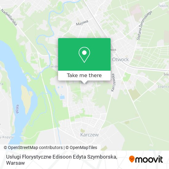 Usługi Florystyczne Edisoon Edyta Szymborska map