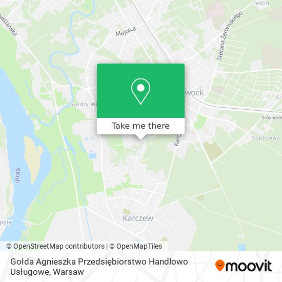 Gołda Agnieszka Przedsiębiorstwo Handlowo Usługowe map