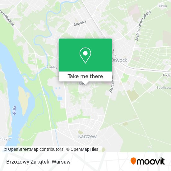 Brzozowy Zakątek map