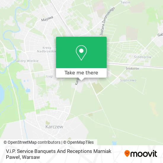 V.i.P. Service Banquets And Receptions Marniak Paweł map
