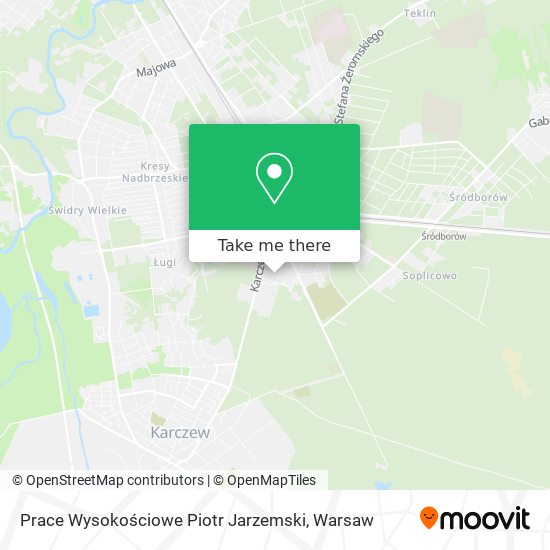 Prace Wysokościowe Piotr Jarzemski map