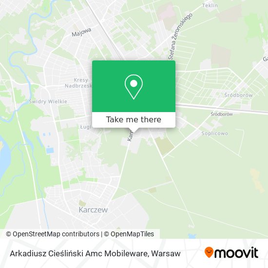 Arkadiusz Cieśliński Amc Mobileware map