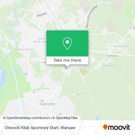 Otwocki Klub Sportowy Start map