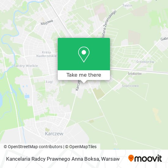 Kancelaria Radcy Prawnego Anna Boksa map