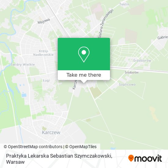 Praktyka Lekarska Sebastian Szymczakowski map