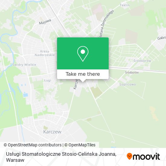 Usługi Stomatologiczne Stosio-Celińska Joanna map