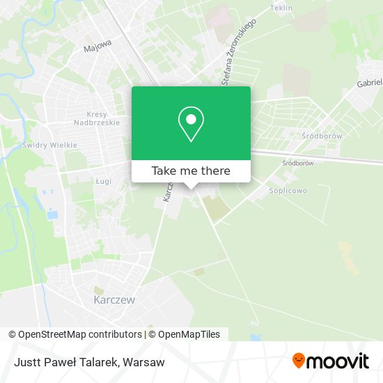 Justt Paweł Talarek map