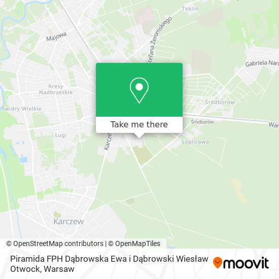 Piramida FPH Dąbrowska Ewa i Dąbrowski Wiesław Otwock map