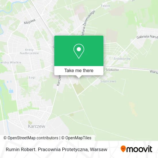 Rumin Robert. Pracownia Protetyczna map