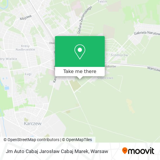 Jm Auto Cabaj Jarosław Cabaj Marek map