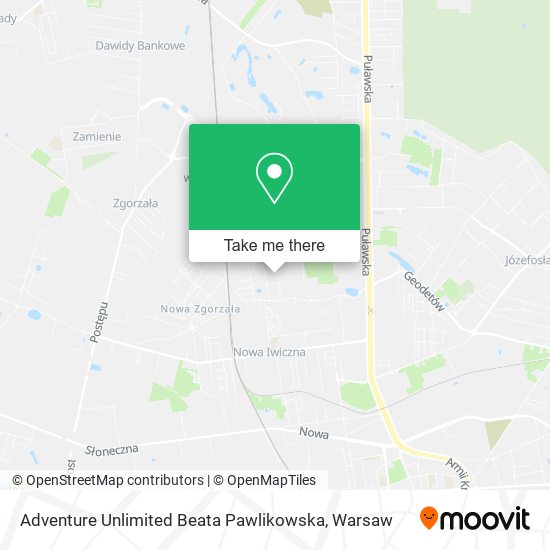 Adventure Unlimited Beata Pawlikowska map