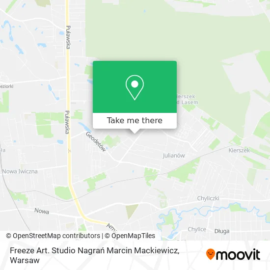 Freeze Art. Studio Nagrań Marcin Mackiewicz map