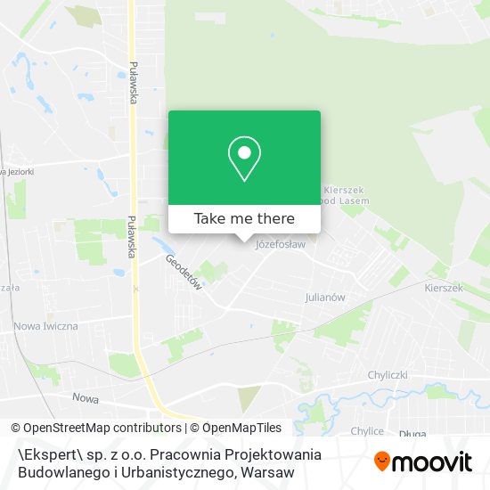 \Ekspert\ sp. z o.o. Pracownia Projektowania Budowlanego i Urbanistycznego map