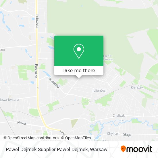 Paweł Dejmek Supplier Paweł Dejmek map