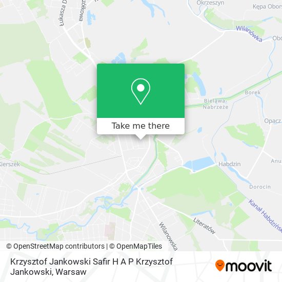 Krzysztof Jankowski Safir H A P Krzysztof Jankowski map