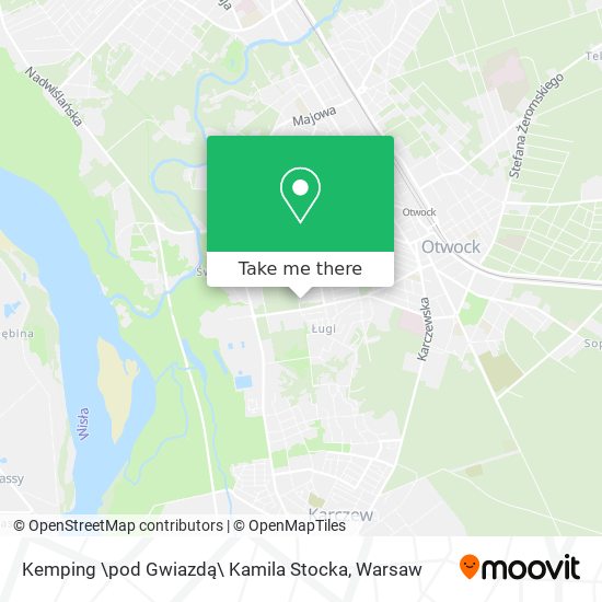 Kemping \pod Gwiazdą\ Kamila Stocka map