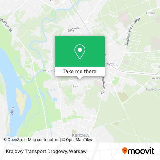 Krajowy Transport Drogowy map