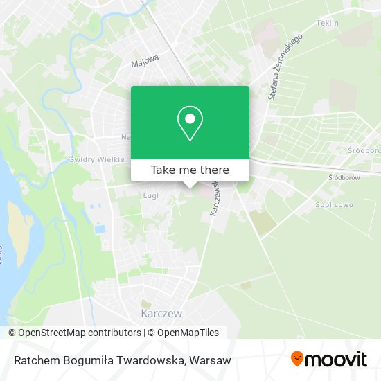 Ratchem Bogumiła Twardowska map