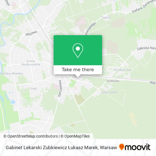 Gabinet Lekarski Zubkiewicz Łukasz Marek map