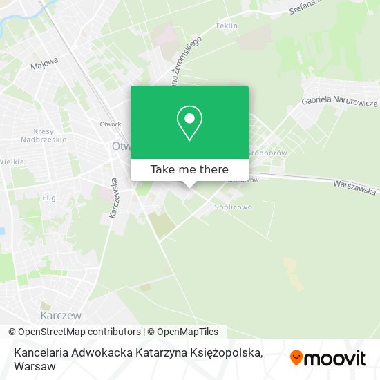 Карта Kancelaria Adwokacka Katarzyna Księżopolska