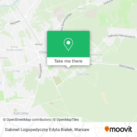 Карта Gabinet Logopedyczny Edyta Białek