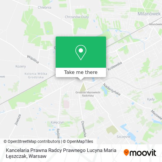 Kancelaria Prawna Radcy Prawnego Lucyna Maria Łęszczak map