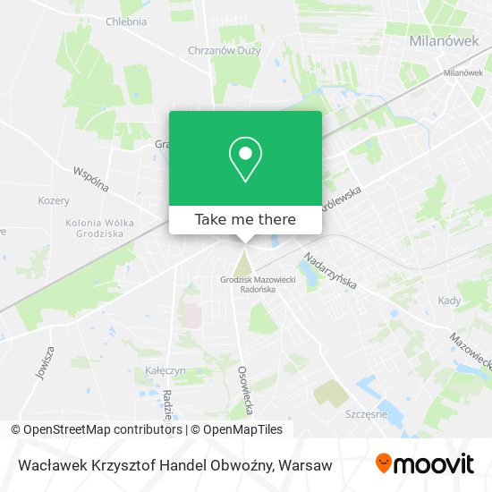 Wacławek Krzysztof Handel Obwoźny map