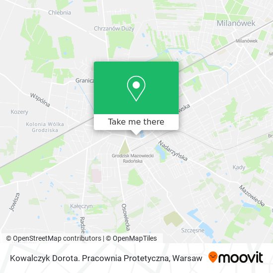 Kowalczyk Dorota. Pracownia Protetyczna map