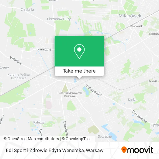 Edi Sport i Zdrowie Edyta Wenerska map