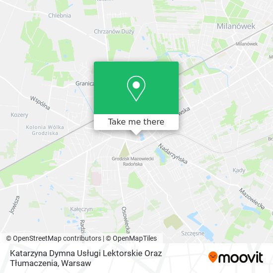 Katarzyna Dymna Usługi Lektorskie Oraz Tłumaczenia map