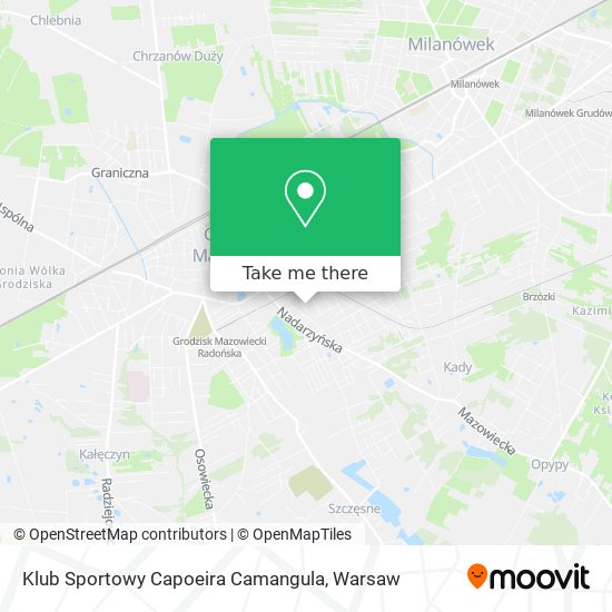 Klub Sportowy Capoeira Camangula map