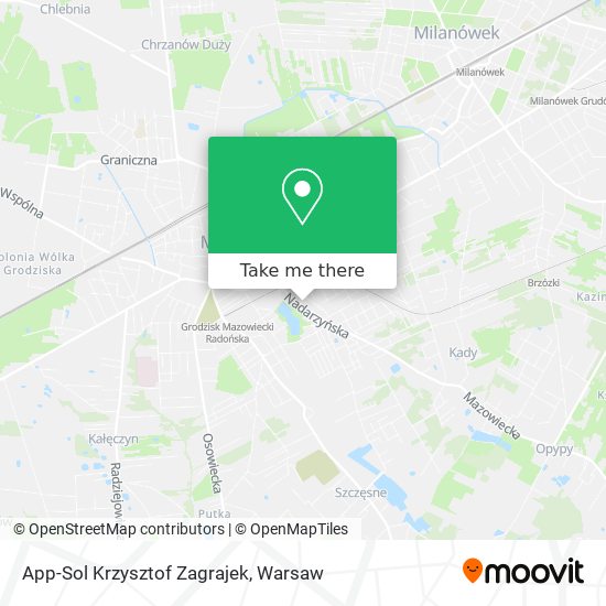 App-Sol Krzysztof Zagrajek map